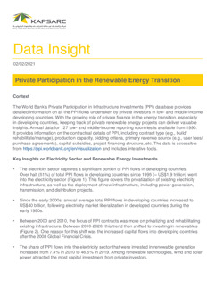 Private Participation in the Renewable Energy Transition (1)
