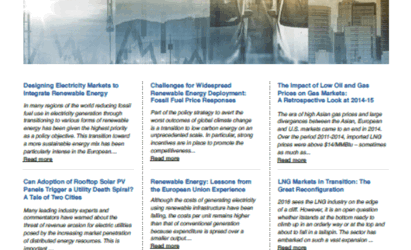  Latest KAPSARC research update focuses on renewables policy