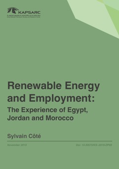 Renewable Energy and Employment: The Experience of Egypt, Jordan and Morocco (1)