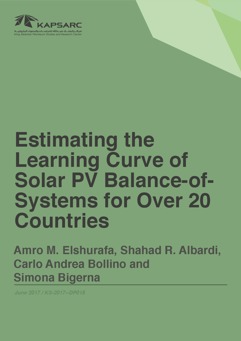 Estimating the Learning Curve of Solar PV Balance-of-Systems for Over 20 Countries (1)