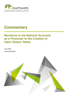 Revisions to the National Accounts as a Precursor to the Creation of Input–Output Tables (1)
