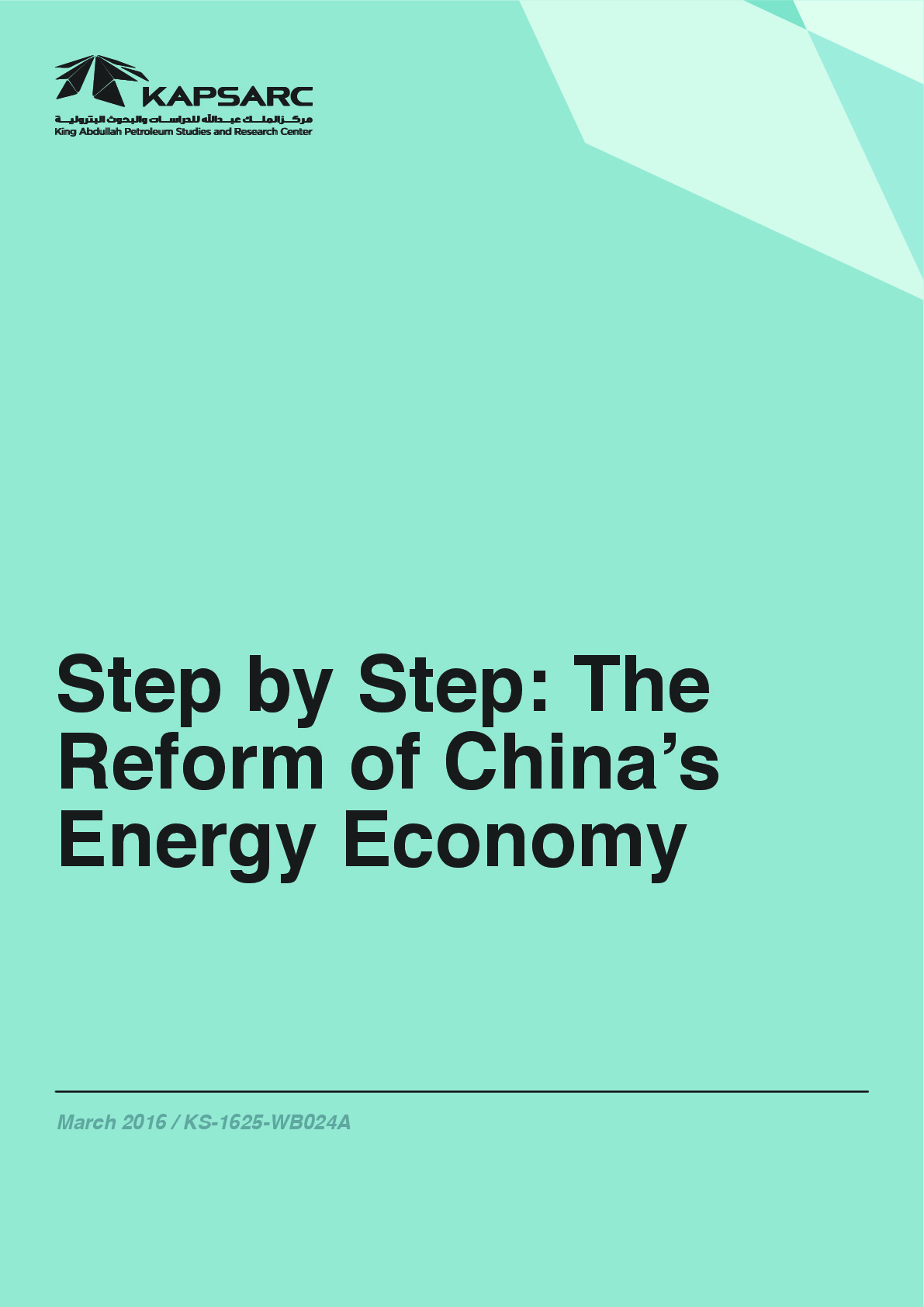 Step by Step: The Reform of China&#8217;s Energy Economy (1)
