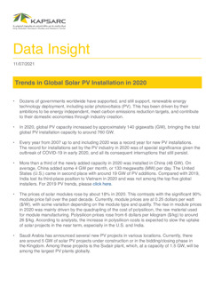Trends in Global Solar PV Installation in 2020 (1)