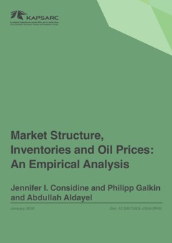 Market Structure, Inventories and Oil Prices: An Empirical Analysis (1)