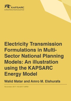 Electricity Transmission Formulations in Multi-Sector National Planning Models: An illustration using the KAPSARC Energy Model (1)