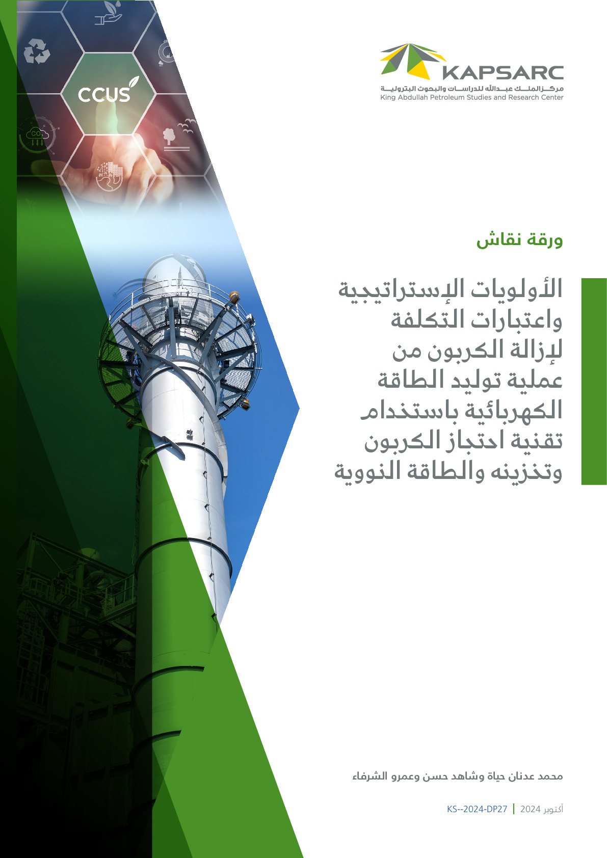 Strategic Priorities and Cost Considerations for Decarbonizing Electricity Generation Using CCS and Nuclear Energy (3)