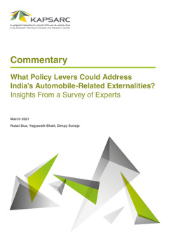 What Policy Levers Could Address Indiaʼs Automobile-Related Externalities? (1)
