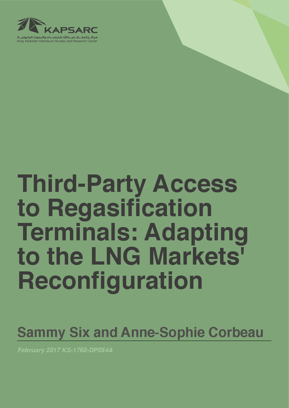 Third-Party Access to Regasification Terminals: Adapting to the LNG Markets&#8217; Reconfiguration (1)