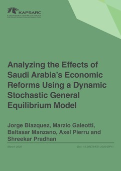 Analyzing the Effects of Saudi Arabia’s Economic Reforms Using a Dynamic Stochastic General Equilibrium Model (1)