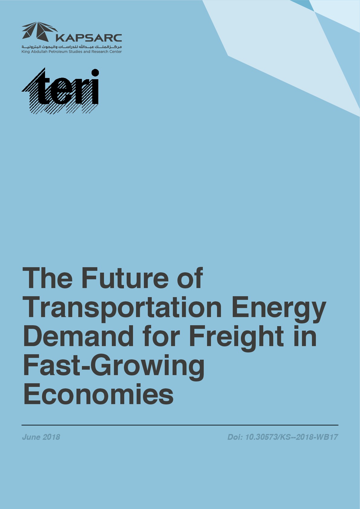 The Future of Transportation Energy Demand for Freight in Fast-Growing Economies