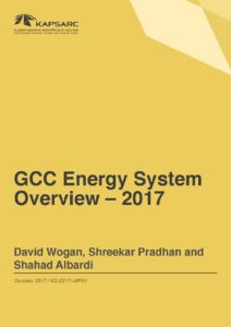 GCC Energy System Overview – 2017