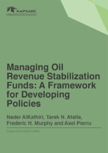 Managing Oil Revenue Stabilization Funds: A Framework for Developing Policies