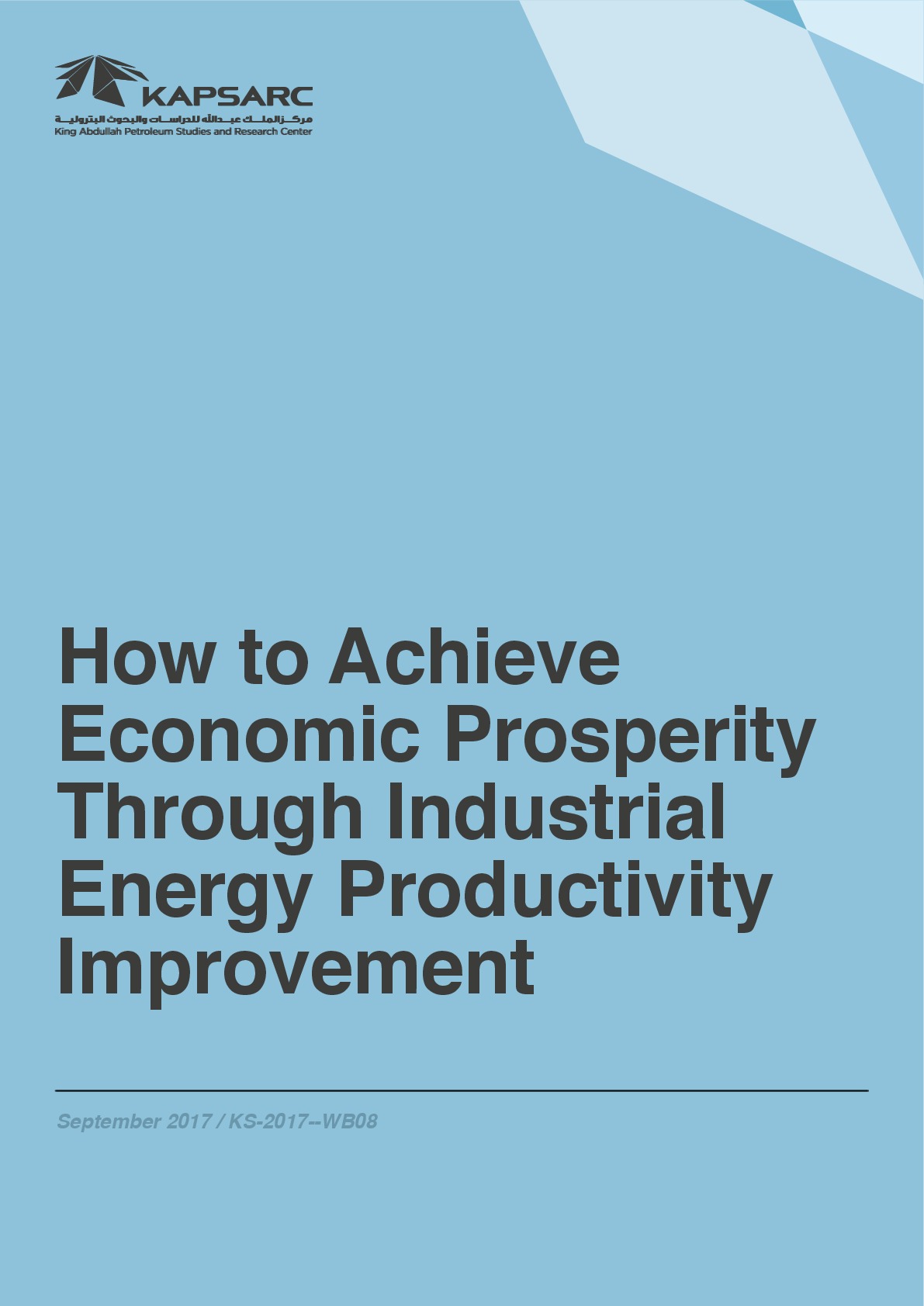 How to Achieve Economic Prosperity Through Industrial Energy Productivity Improvement