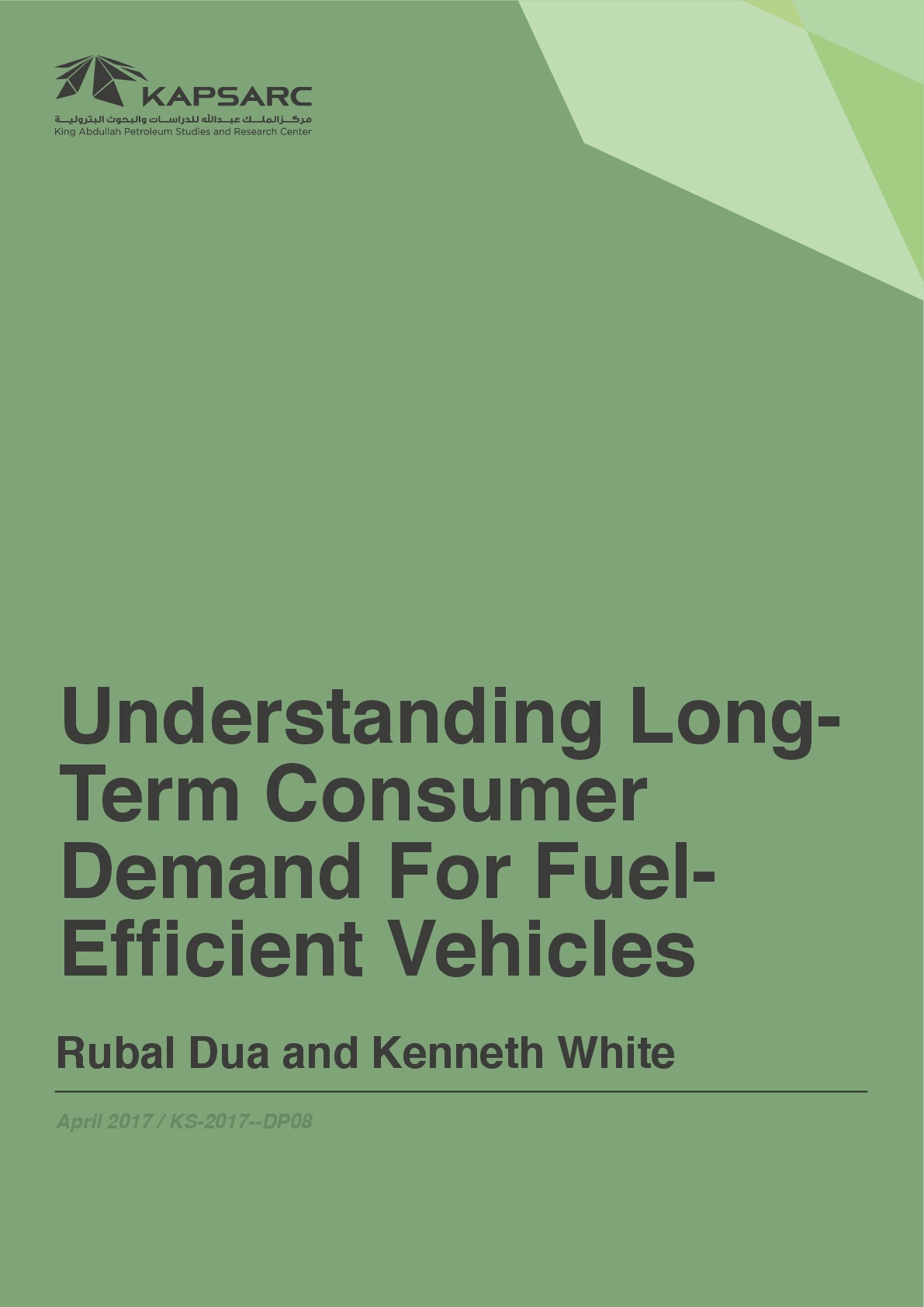 Understanding Long Term Consumer Demand For Fuel Efficient Vehicles