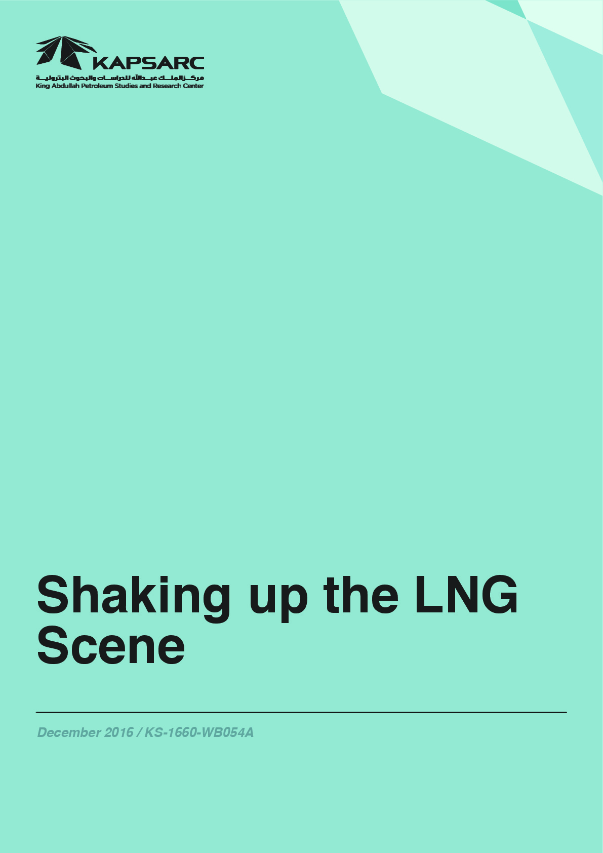 Shaking up the LNG Scene