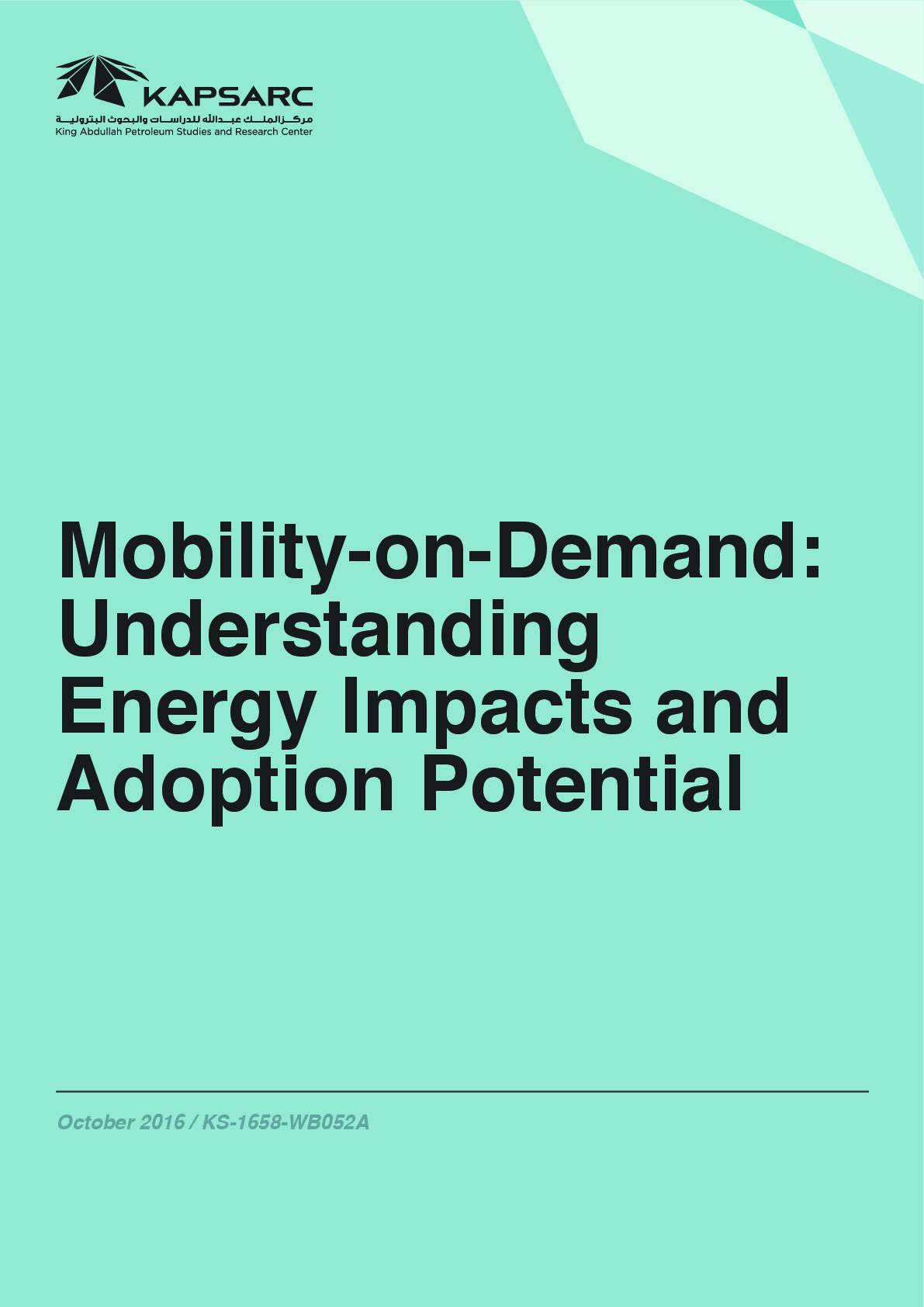 Mobility-on-Demand: Understanding Energy Impacts and Adoption Potential