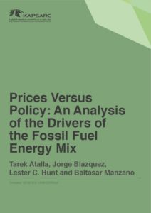 Prices Versus Policy: An Analysis of the Drivers of the Fossil Fuel Energy Mix