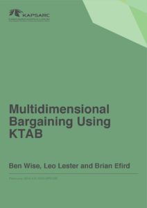 Multidimensional Bargaining Using KTAB