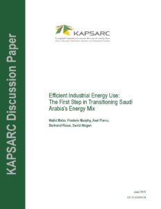 Efficient Industrial Energy Use: The First Step in Transitioning Saudi Arabia’s Energy Mix