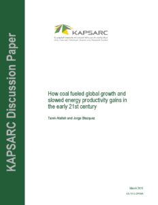 How coal fueled global growth and slowed energy productivity gains in the early 21st century