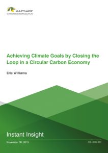 Achieving Climate Goals by Closing the Loop in a Circular Carbon Economy
