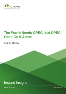 The World Needs OPEC, but OPEC Can’t Go It Alone
