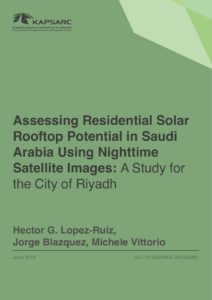 Assessing Residential Solar Rooftop Potential in Saudi Arabia Using Nighttime Satellite Images: A Study for the City of Riyadh