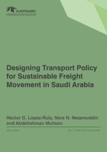 Designing Transport Policy for Sustainable Freight Movement in Saudi Arabia