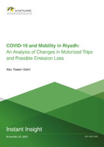 COVID-19 and Mobility in Riyadh: An Analysis of Changes in Motorized Trips and Possible Emission Loss