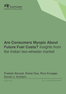 Are Consumers Myopic About Future Fuel Costs? Insights from the Indian two-wheeler market