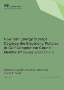 How Can Energy Storage Catalyze the Electricity Policies of Gulf Cooperation Council Members? Issues and Options