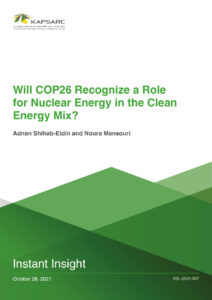 Will COP26 Recognize a Role for Nuclear Energy in the Clean Energy…
