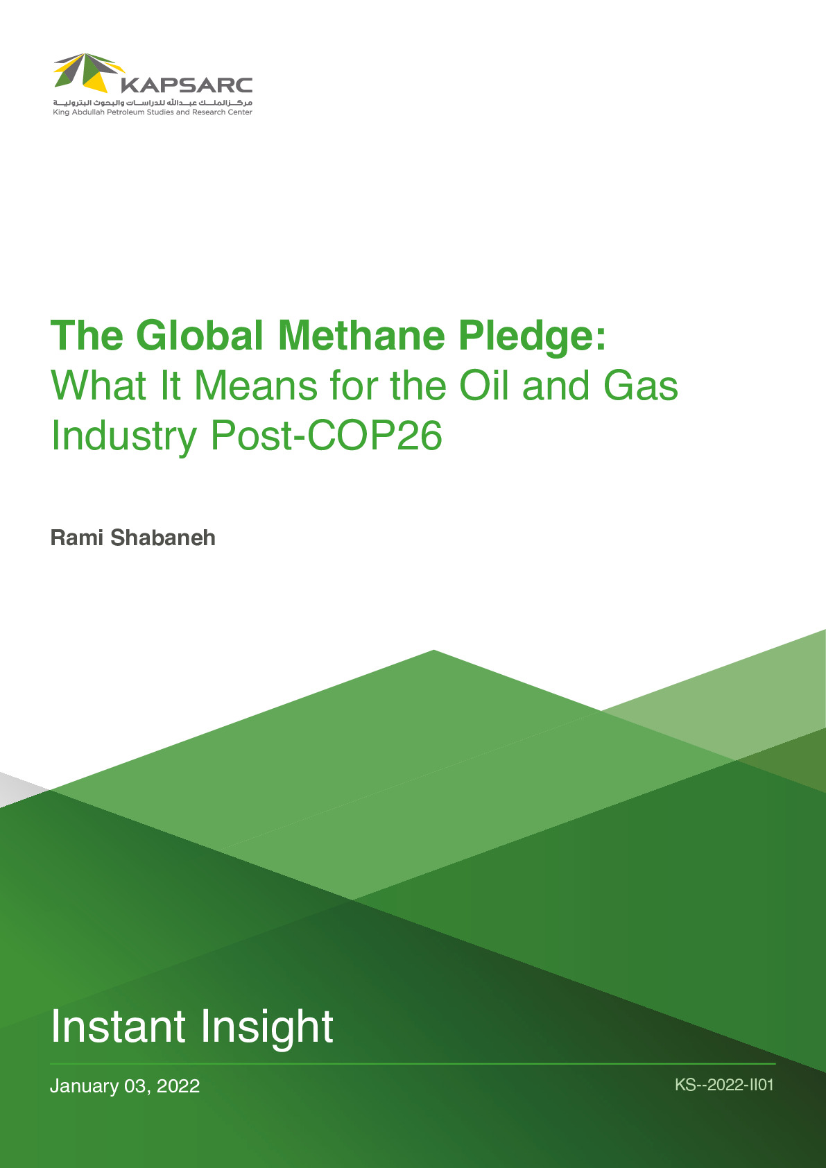 The Global Methane Pledge: What It Means for the Oil and Gas Industry Post-COP26
