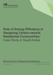 Role of Energy Efficiency in Designing Carbon-neutral Residential Communities: Case Study of…