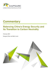 Balancing China’s Energy Security and Its Transition to Carbon Neutrality