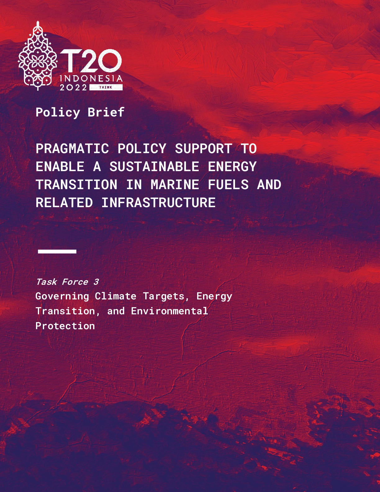 Pragmatic Policy Support to Enable a Sustainable Energy Transition in Marine Fuels and Related Infrastructure