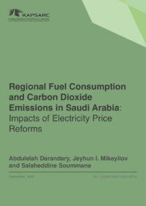 Regional Fuel Consumption and Carbon Dioxide Emissions in Saudi Arabia: Impacts of Electricity Price Reforms