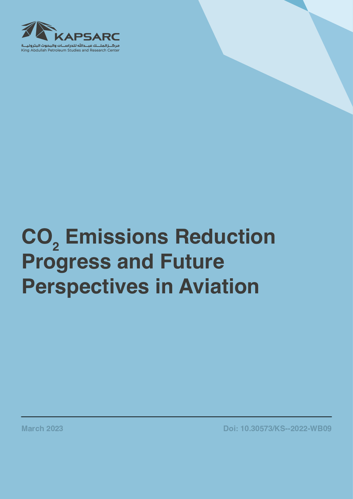 CO2 Emissions Reduction Progress and Future Perspectives in Aviation