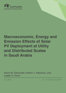 Macroeconomic, Energy and Emission Effects of Solar PV Deployment at Utility and Distributed Scales in Saudi Arabia