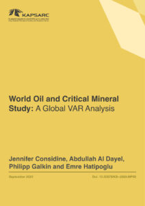 World Oil and Critical Mineral Study: A Global VAR Analysis
